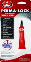 J-B WELD Perma-Lock 27106 High-Strength Threadlocker, 6 mL Tube