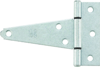 National Hardware N129-338 T-Hinge, 60 lb Weight Capacity, Screw Mounting,