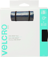 VELCRO Brand One Wrap 91372 Fastener, Black