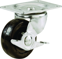 Shepherd Hardware 9509 Swivel Caster, 2 in Dia x 7/8 in W Wheel, 90 lb