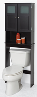 Zenna Home Modern 9820CH Bathroom Spacesaver, 3-Shelf, Wood, Espresso