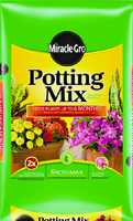 Miracle-Gro 75652300 Potting Mix, 2 cu-ft, Bag, Dark Brown, Solid