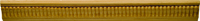 Waddell MLD358 Arcadian Emboss Molding, 96 in L, 1-1/4 in W, Pine
