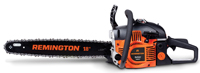 Remington 41AY469S983 Chainsaw, 46 cc, 18 in L Bar/Chain, Cushion-Grip