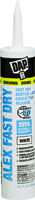 DAP ALEX FAST DRY 18425 Acrylic Latex Caulk, White, 10.1 fl-oz Cartridge