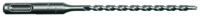 IRWIN 322004 Hammer Bit Drill Bit, Twist Flute, 4 in L Flute, SDS Plus