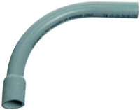 Carlon UA9AHB-CTN Conduit Elbow, Gray 1-1/2"