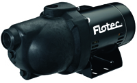 Flotec FP4032 Shallow Well Jet Pump, 1 hp, 1-1/4 in NPT Inlet, 1 in NPT