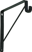 National Hardware S822-092 Shelf/Rod Bracket, 125 lb Weight Capacity