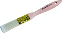 Linzer WC 1140-1 Paint Brush, 2-1/4 in L Bristle, Varnish Handle, Brass