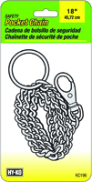 HY-KO KC196 Safety Pocket Chain, Nickel