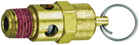 Tru-Flate 21-707 Safety Valve, 1/4 in, 125 psi, Brass