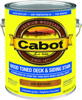 Cabot 3004 Deck and Siding Stain, Heartwood, 1 gal