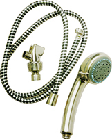 Plumb Pak PP828-52 Handheld Shower Head, 5-Spray Function, Polished Chrome