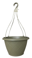 Southern Patio HW1224FE Hanging Basket, Plastic, Fern