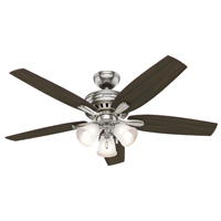 HUNTER NEWSOME 52"3LT FAN BR/NKL