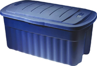 Rubbermaid Roughneck RMRT1400001 Jumbo Storage Box, 40 gal Capacity,