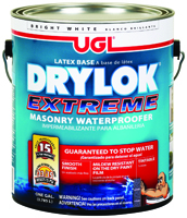 UGL DRYLOK EXTREME 28613 Masonry Waterproofer, Liquid, White, 1 gal Pail