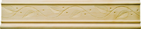 Waddell MLD356 Vine and Leaf Emboss Molding, 96 in L, 2 in W, Pine