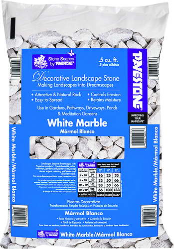 PAVESTONE 54141 Decorative Marble Chip, White