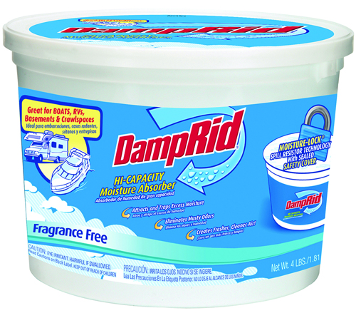 DampRid FG50T Moisture Absorber, 4 lb Tub