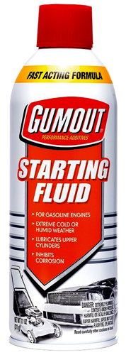 Gumout 5072866 Starting Fluid, Ethereal Strong, 11 oz Aerosol Can