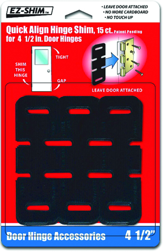EZ Shim HS450BP Quick Align Hinge Shim, Plastic