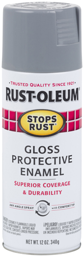 RUST-OLEUM STOPS RUST 7786830 Fast Dry Protective Enamel Spray Paint, Gloss,