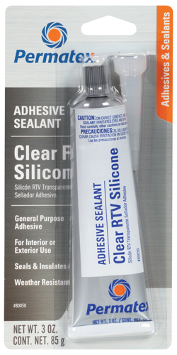 Permatex 80050 Adhesive Sealant, 3 oz Tube