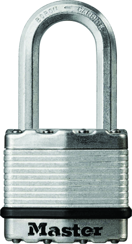 Master Lock Magnum M1XKADLF Keyed Padlock, 1-3/4 in W Body, 1-1/2 in H