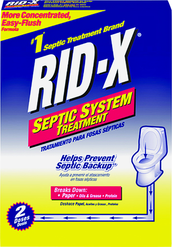 RID-X 1920083623 Septic Tank Cleaner, 19.6 oz Box