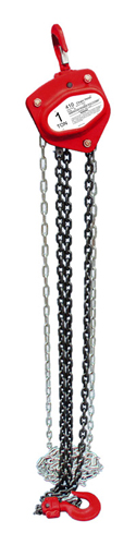 AMERICAN POWER PULL 400 Series 410 Chain Block, 1 ton Capacity, 10 ft H