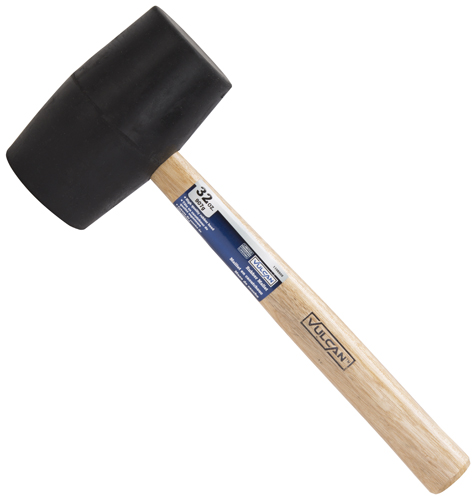 Vulcan Mallet Rubber Wood Handle 32Oz