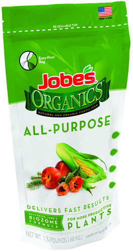 Jobes 09521 Dry Plant Fertilizer, Organic, 1.5 lb Bag