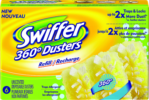 Swiffer 16944 Electrostatic, Unscented Duster Refill, Microfiber Head