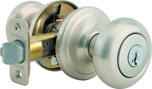 Kwikset Signature Series 740J15SMTCP Keyed Entry Knob, 1-3/4 in Thick Door,