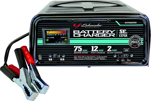 Schumacher SE-1275 Battery Charger, 120 V Input, 12 V Output