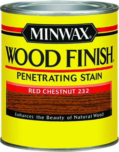 Minwax Wood Finish 22320 Wood Stain, Red Chestnut, 0.5 pt Can