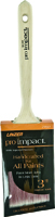 Linzer WC 2160-3 Paint Brush, 3-1/4 in L Bristle, Sash Handle, Stainless