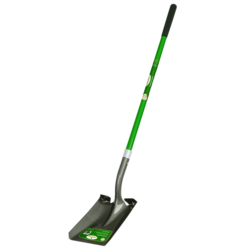 Landscapers Select Shovel, 47 In Fiberglass Long, Ergonomic, Crimped Collar