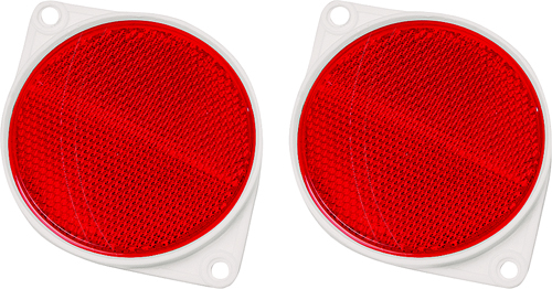 HY-KO CDRF-3R Carded Reflector, Red Reflector