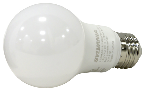 Sylvania 79284 Semi-Directional LED Bulb, 120 V, 8.5 W, Medium E26, A19