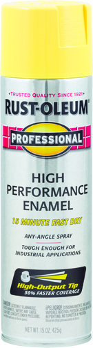 RUST-OLEUM 7543838 Professional High Performance Enamel Spray Paint, Gloss,