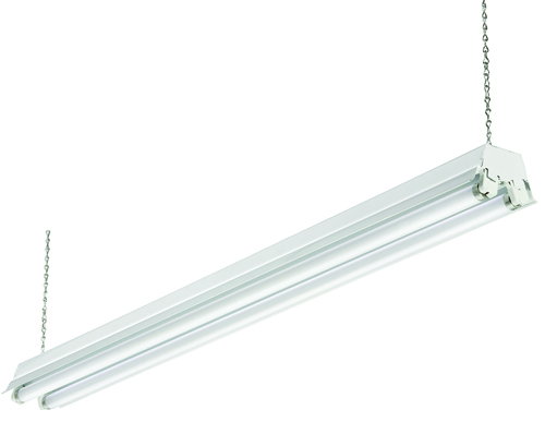 Lithonia Lighting 208PUR Shop Light, Fluorescent Lamp, 120 V