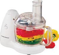 Hamilton Beach PrepStar 70550R Food Processor with Feed Chute, 350 W, 8 Cups