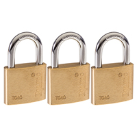 TOLEDO 40MM BRASS PADLOCK KEYALI