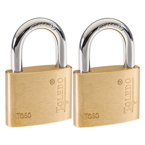 TOLEDO 50MM BRASS PADLOCK KEYALI