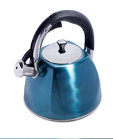 GIB 2QT SS TEA KETTLE BLUE