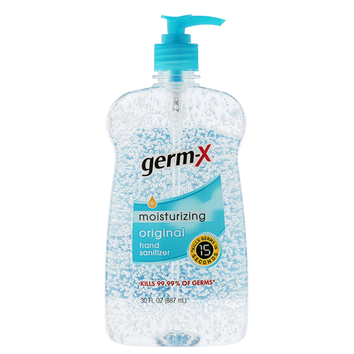 Germ-X 1000001474 Hand Sanitizer Clear, 40 oz Bottle