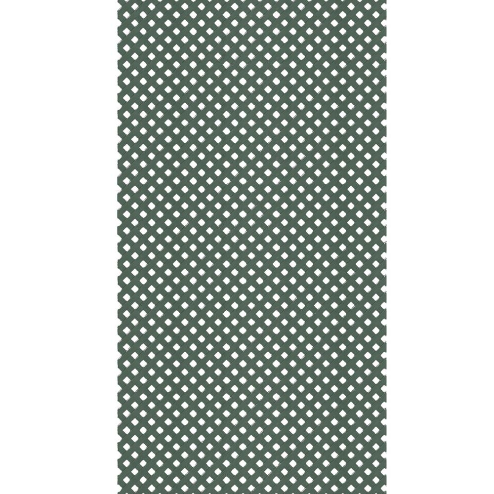 LATTICE PRIVACY DARK GREEN 4X8